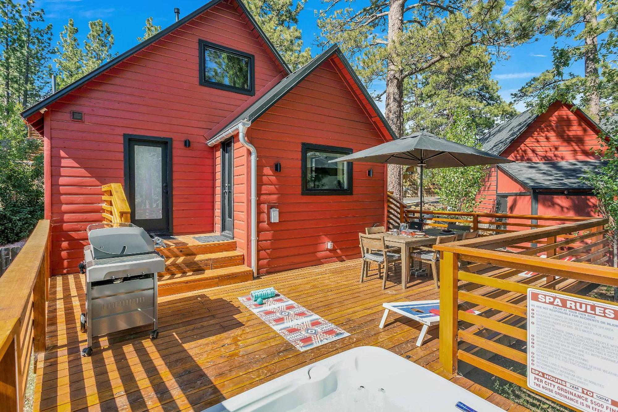 Sled-Ski Lakeside Village Cabin - Spa - Bbq - Firepit - Loft - Games 大熊湖 外观 照片